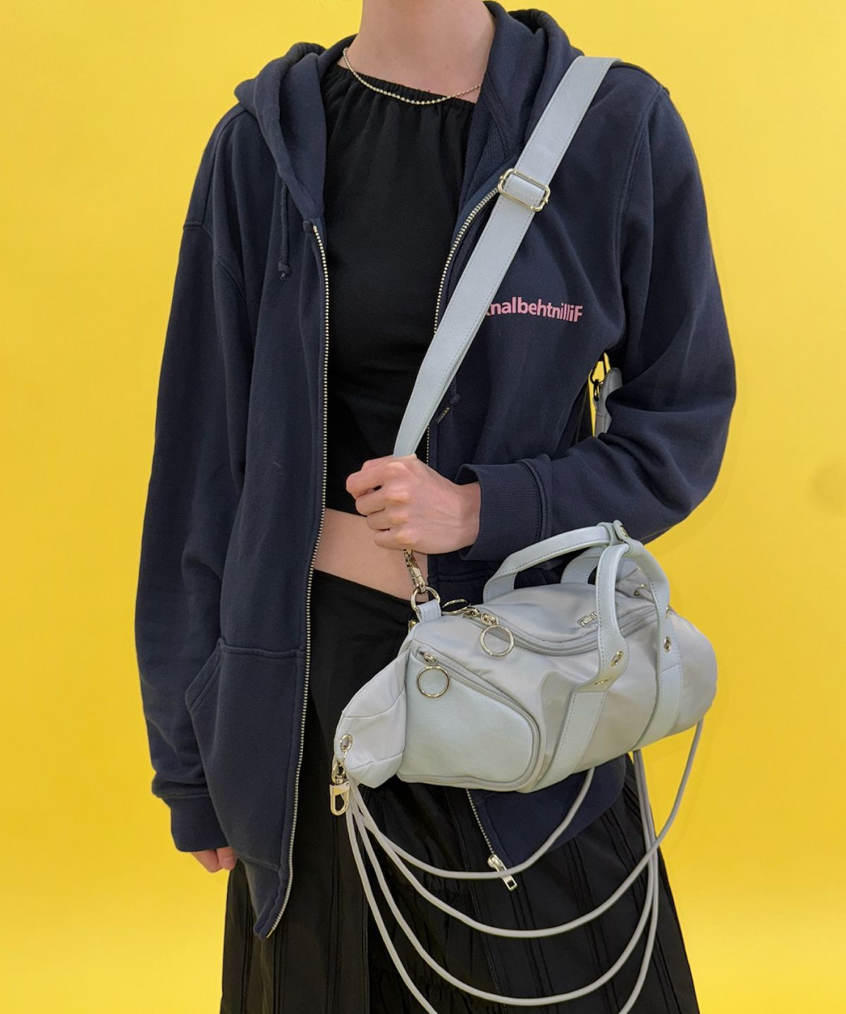 필인더블랭크(FILLINTHEBLANK) Gig 3-way Bag (nylon)(baby blue)