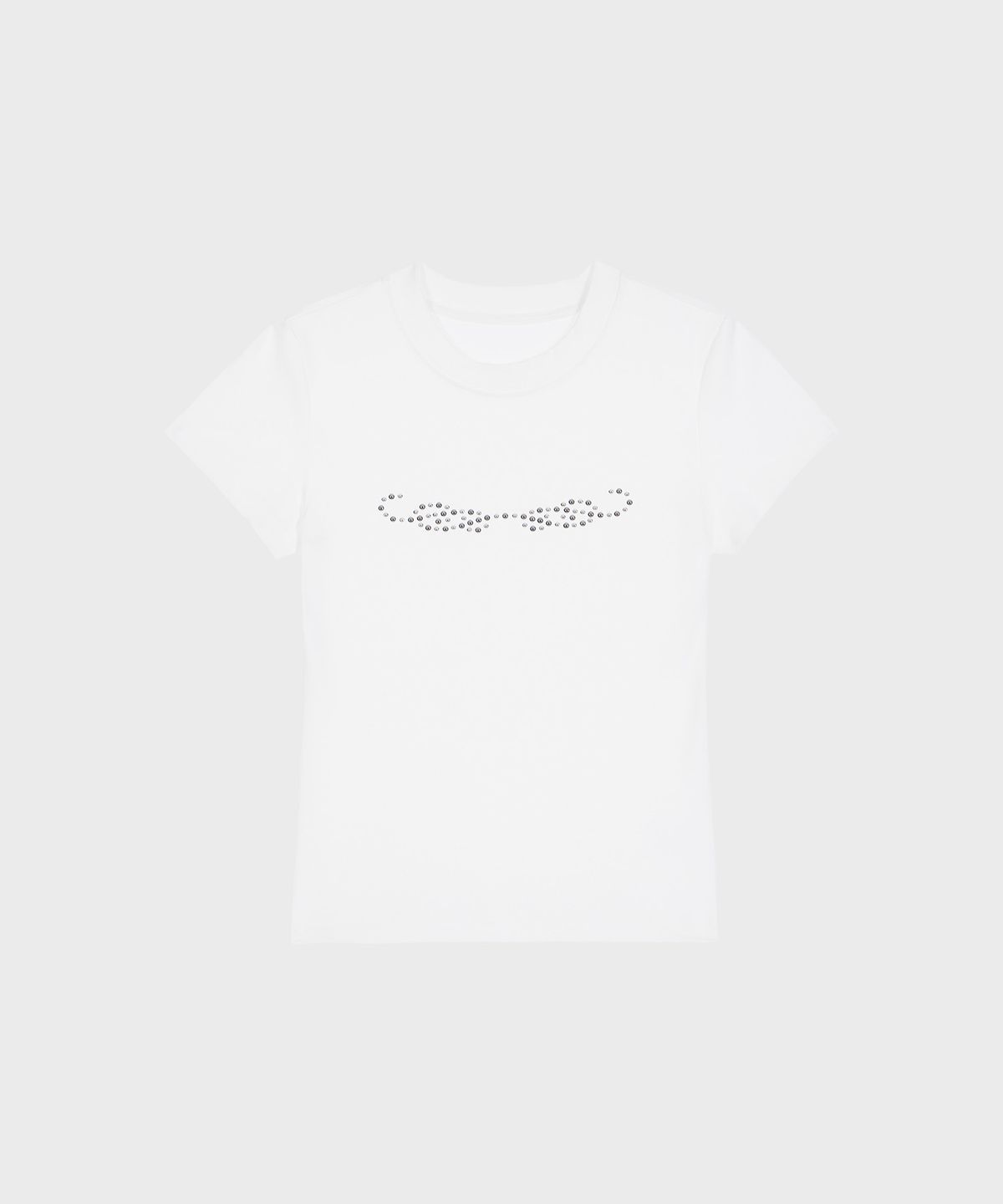 알키알카(ALKI ALKA) Wing Studded T-Shirt (Ivory)