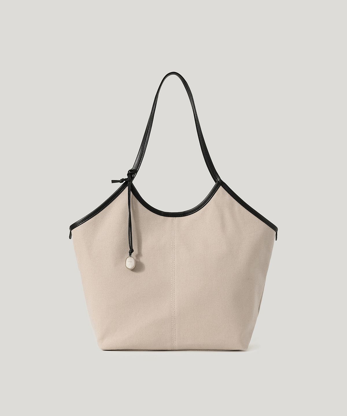 오브히(OVHEE) 베르 캔버스 숄더백 Vert Canvas Shoulder Bag_Natural