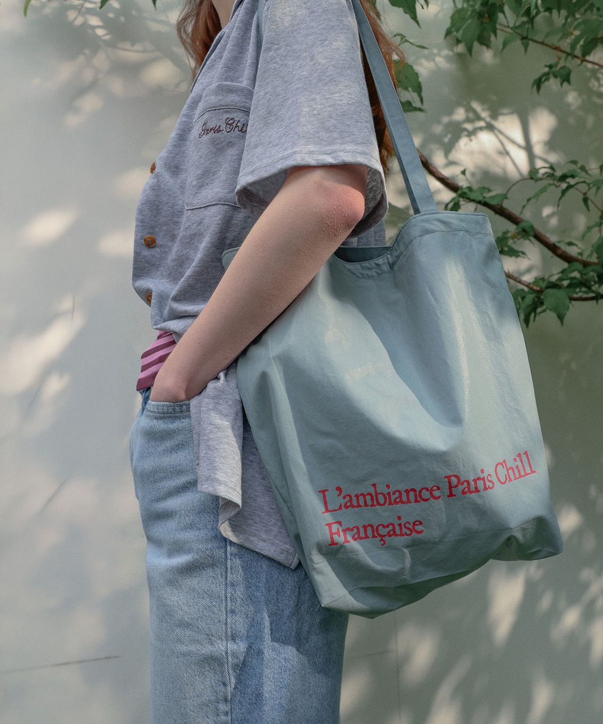 호텔파리칠(HOTEL PARIS CHILL) Sun Kissed Shoulder Bag (Mossy Tree)