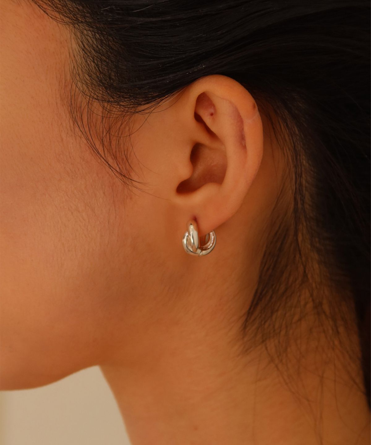 페브오어(FEBOR) Knot earring_silver