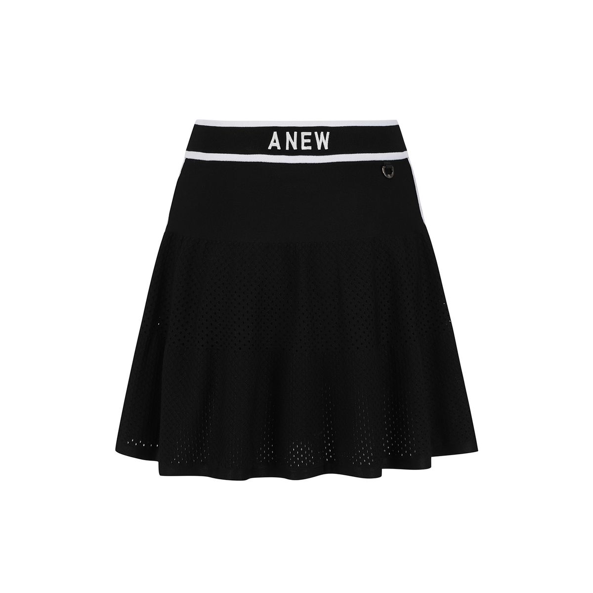 어뉴골프(ANEW GOLF) WOMEN SET UP ATHLEISURE KNIT SKIRT_BK