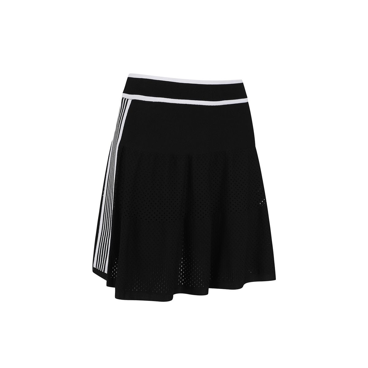 어뉴골프(ANEW GOLF) WOMEN SET UP ATHLEISURE KNIT SKIRT_BK