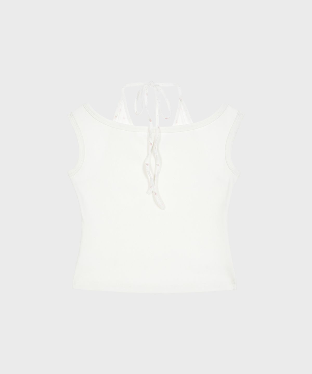 알키알카(ALKI ALKA) Blooming Halter Top (Ivory)