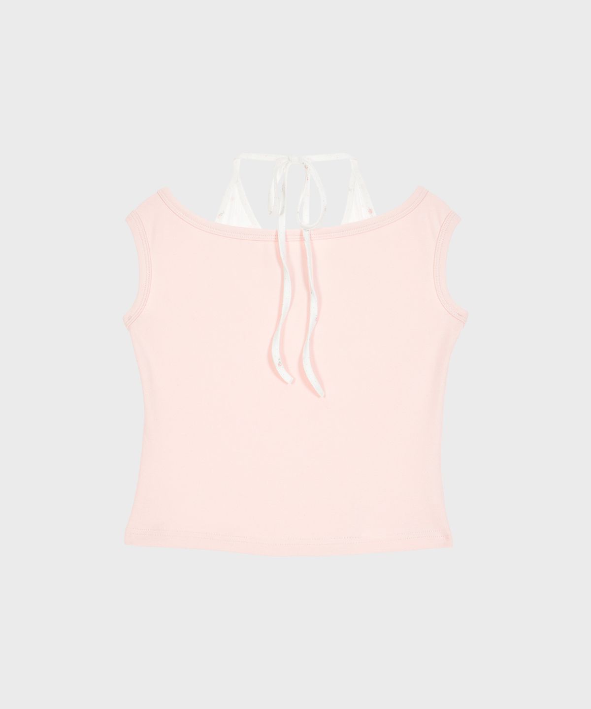 알키알카(ALKI ALKA) Blooming Halter Top (Light Pink)