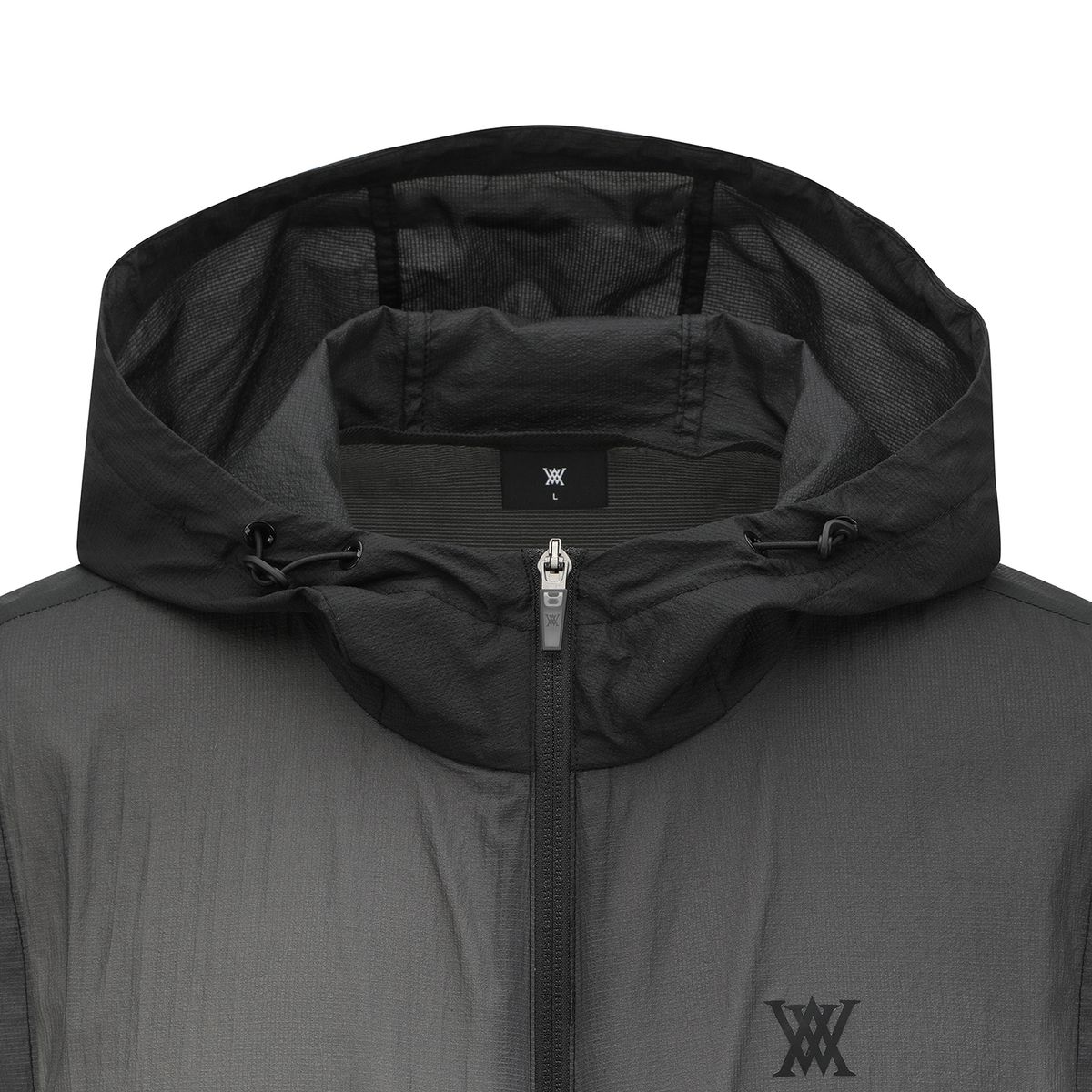 어뉴골프(ANEW GOLF) MEN GRADATION HOODED VEST_BK