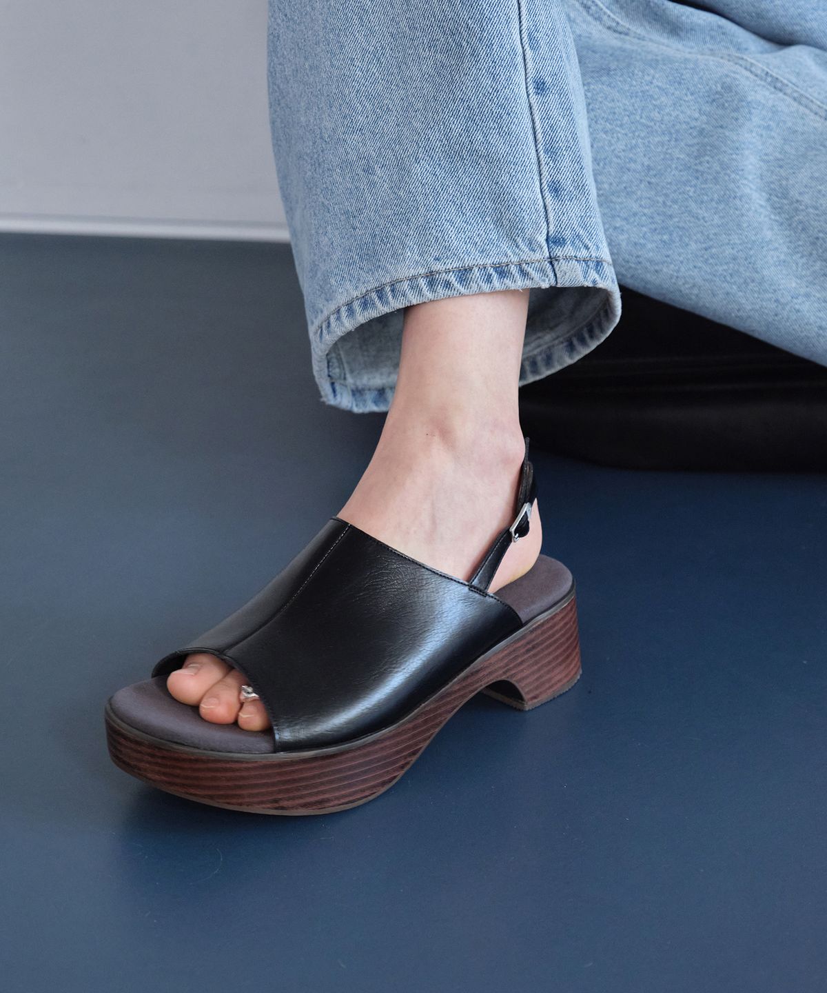 무드나잇(MOODNIGHT) Sienne 시엔느 플랫폼 샌들 - 2colors l 4.5cm