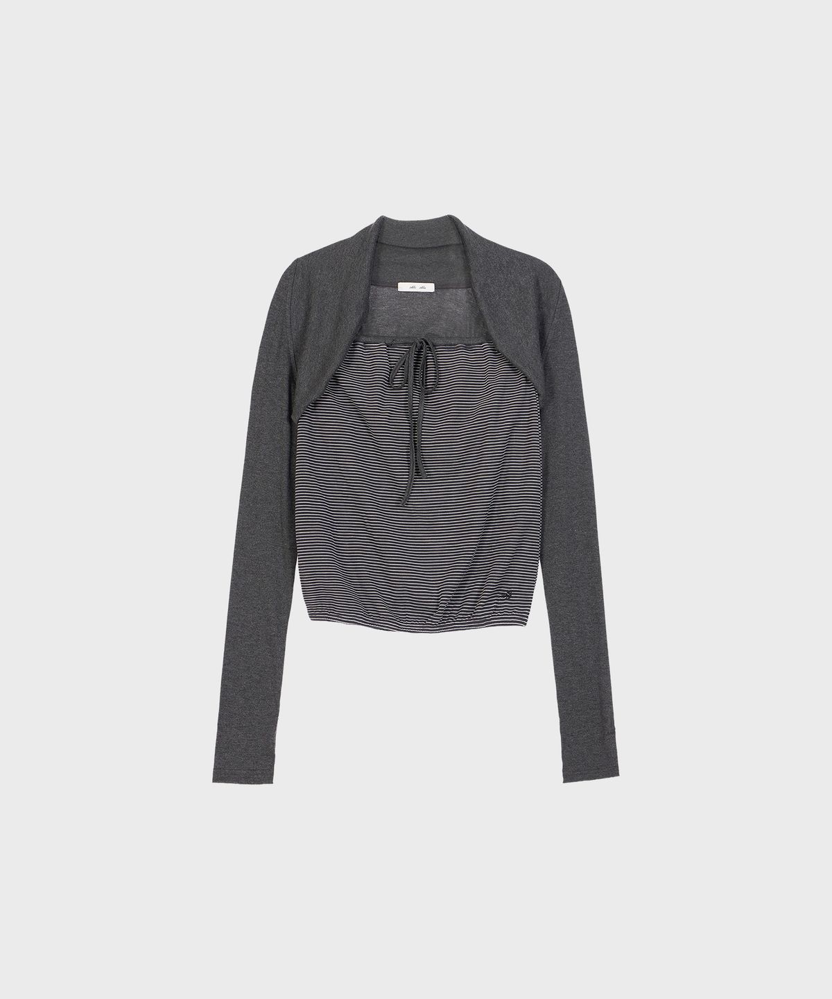 알키알카(ALKI ALKA) Soufflé Top (Charcoal)