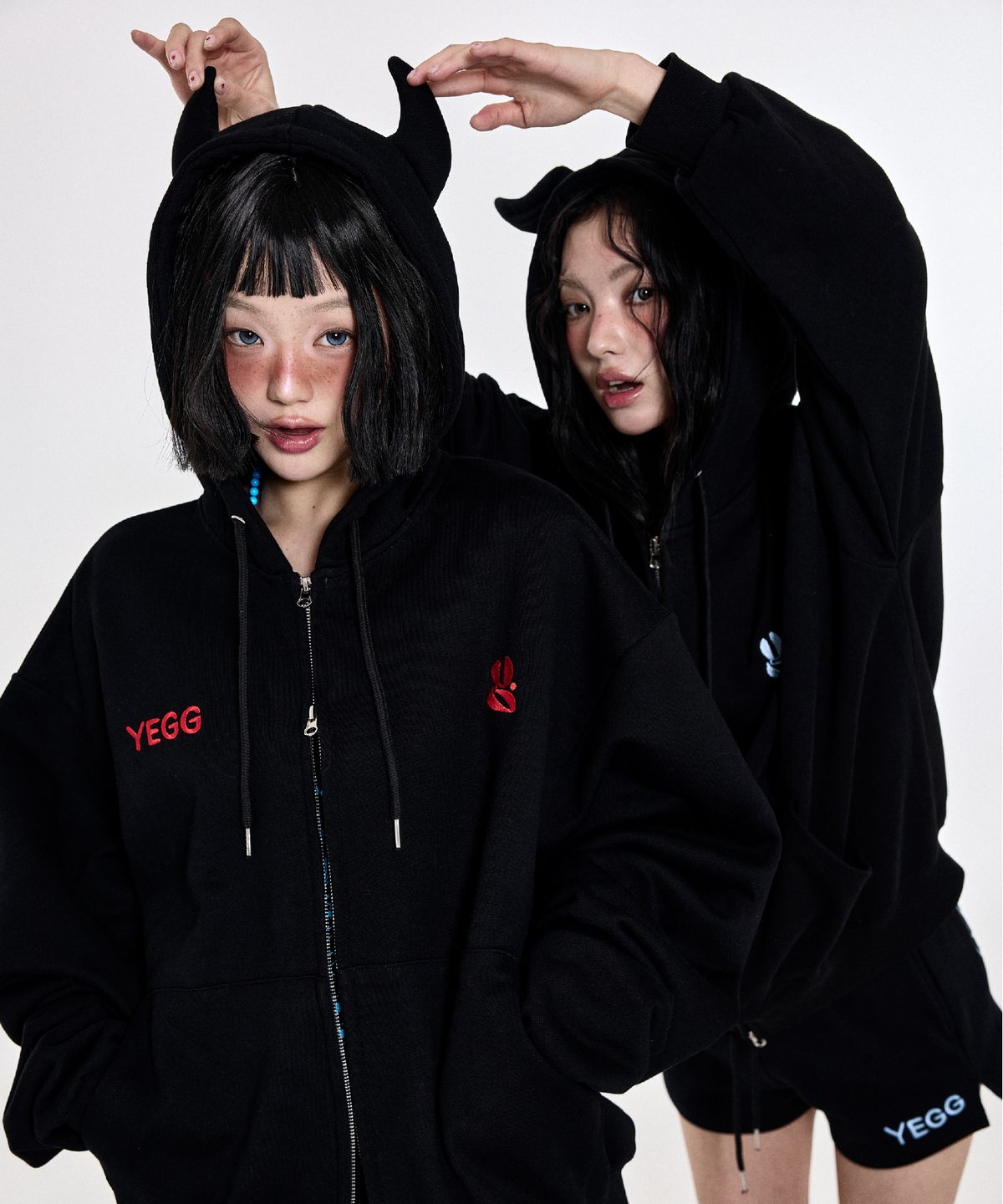 예그(YEGG) 데빌 후드 블랙