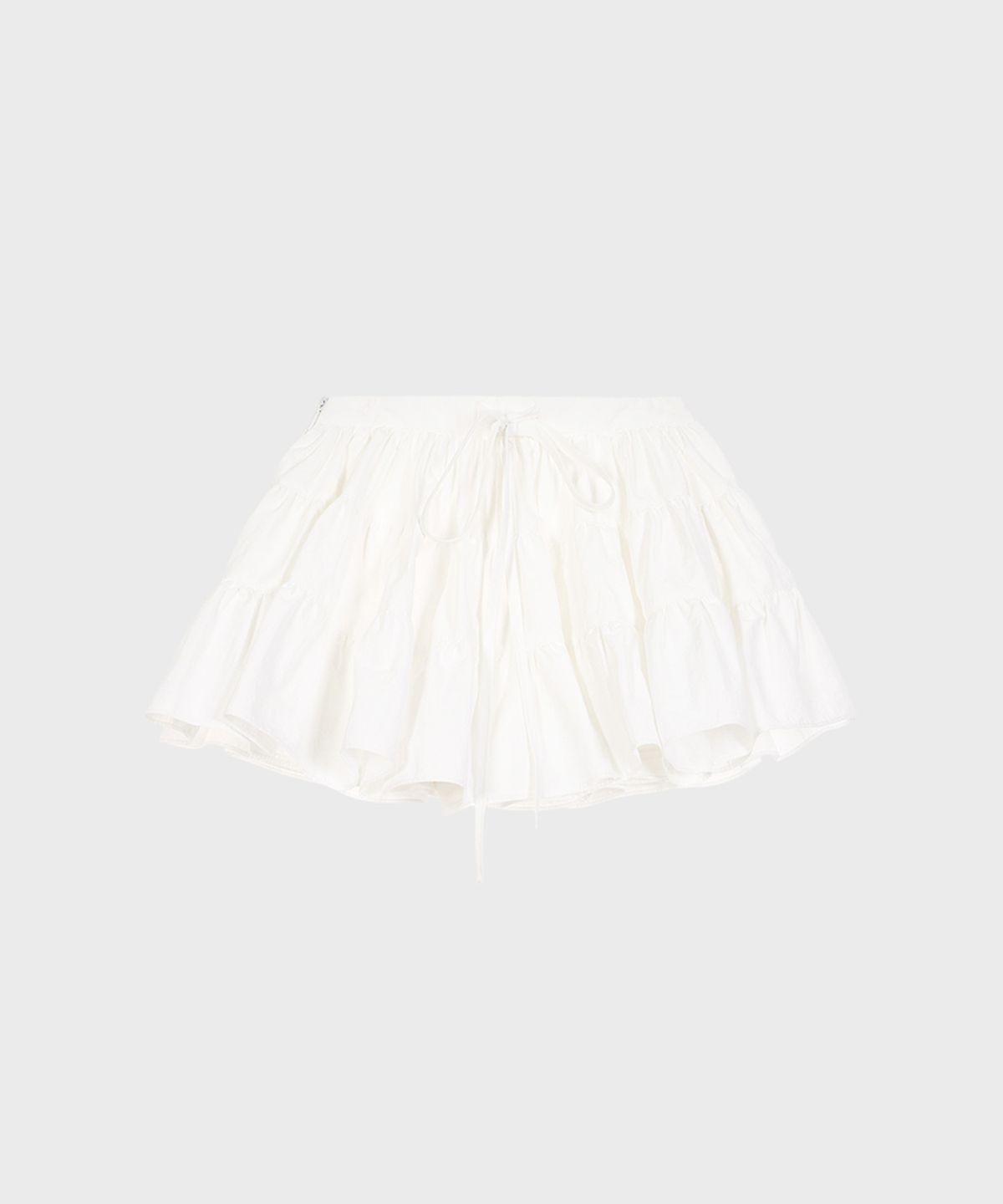 알키알카(ALKI ALKA) Puffy Mini Skirt (Ivory)
