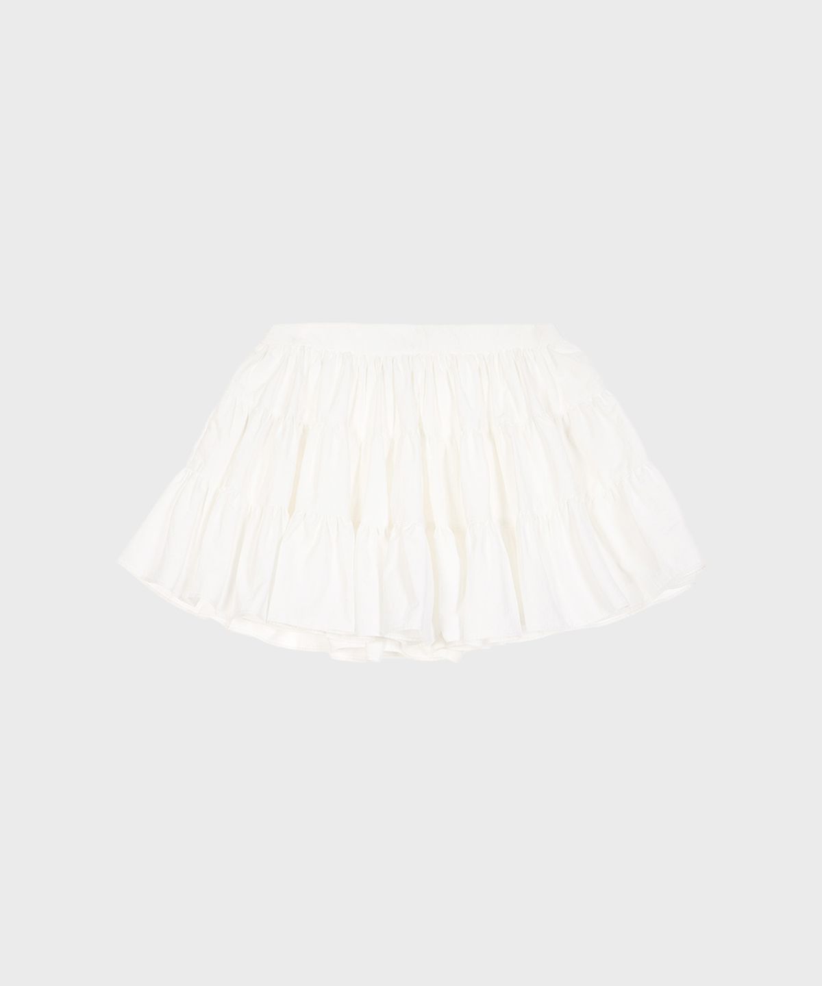 알키알카(ALKI ALKA) Puffy Mini Skirt (Ivory)