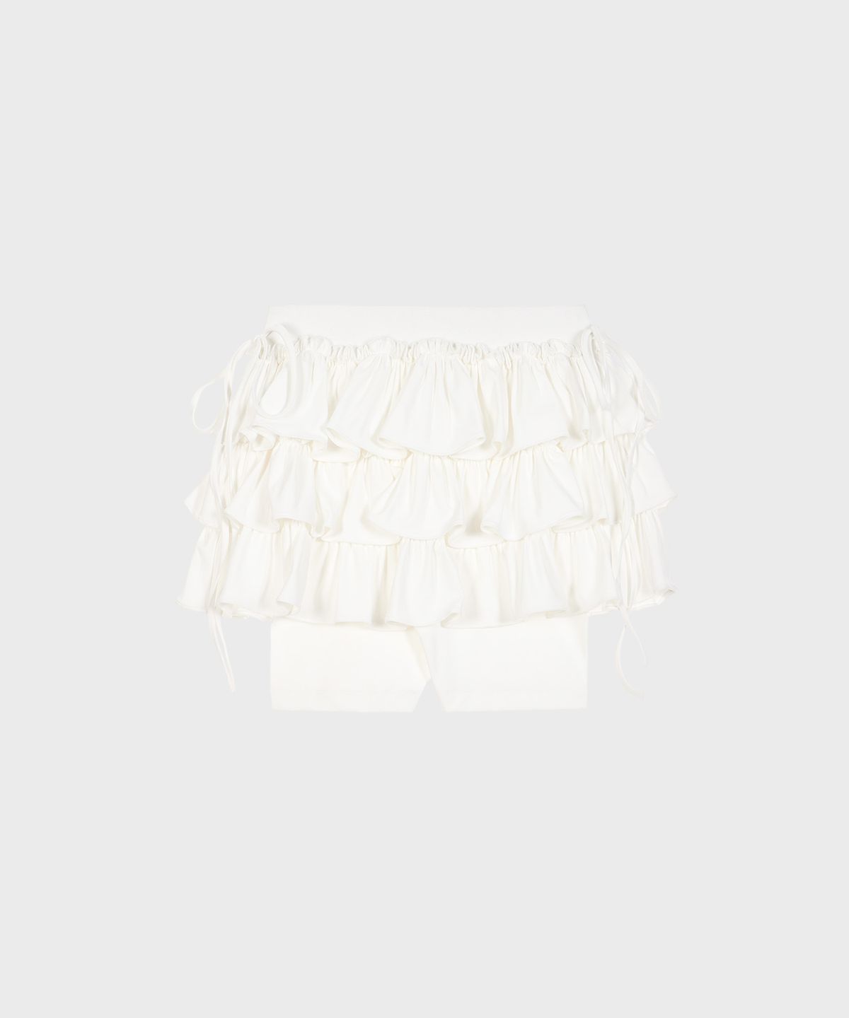 알키알카(ALKI ALKA) Ballet Layered Skort (Ivory)