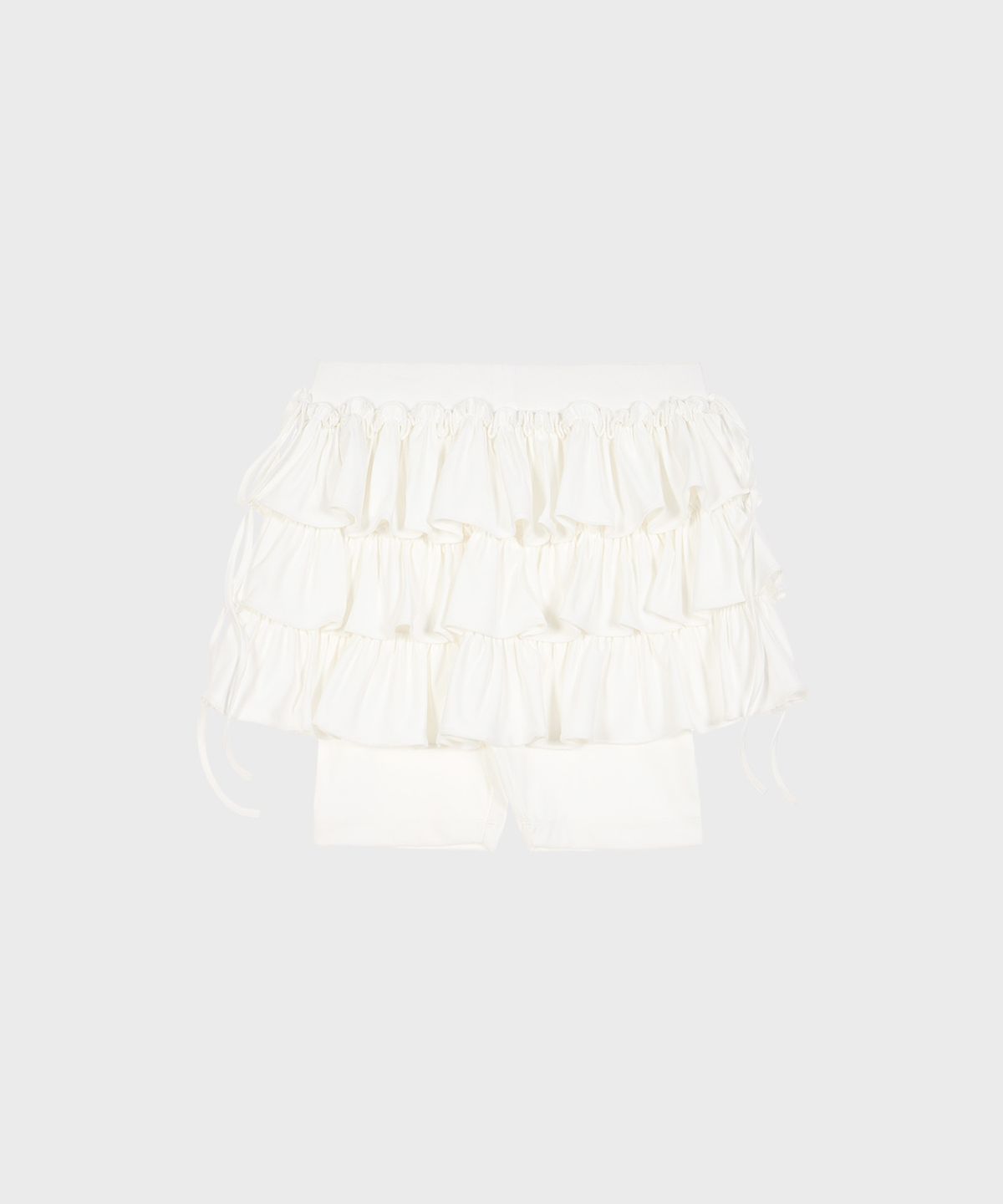 알키알카(ALKI ALKA) Ballet Layered Skort (Ivory)