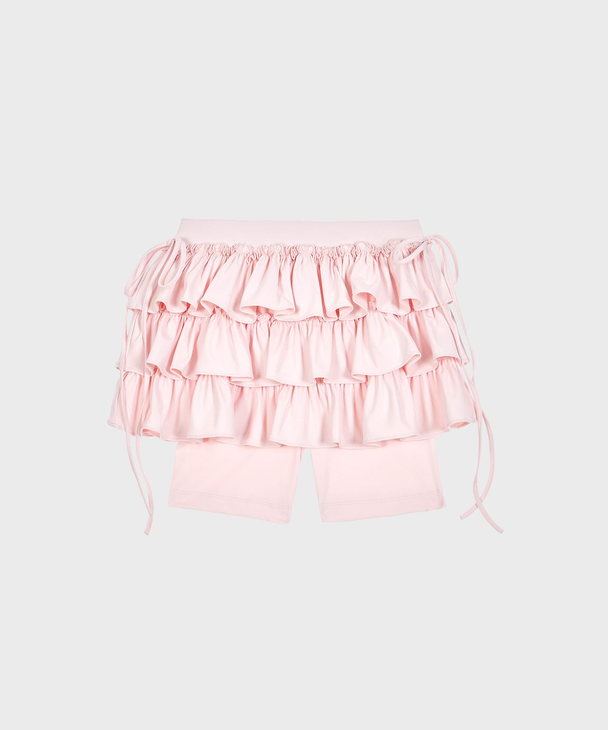 알키알카(ALKI ALKA) Ballet Layered Skort (Light Pink)