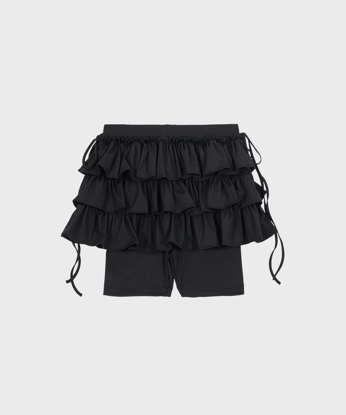 알키알카(ALKI ALKA) Ballet Layered Skort (Black)