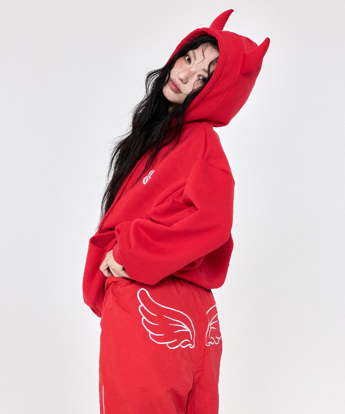예그(YEGG) 데빌 후드 레드