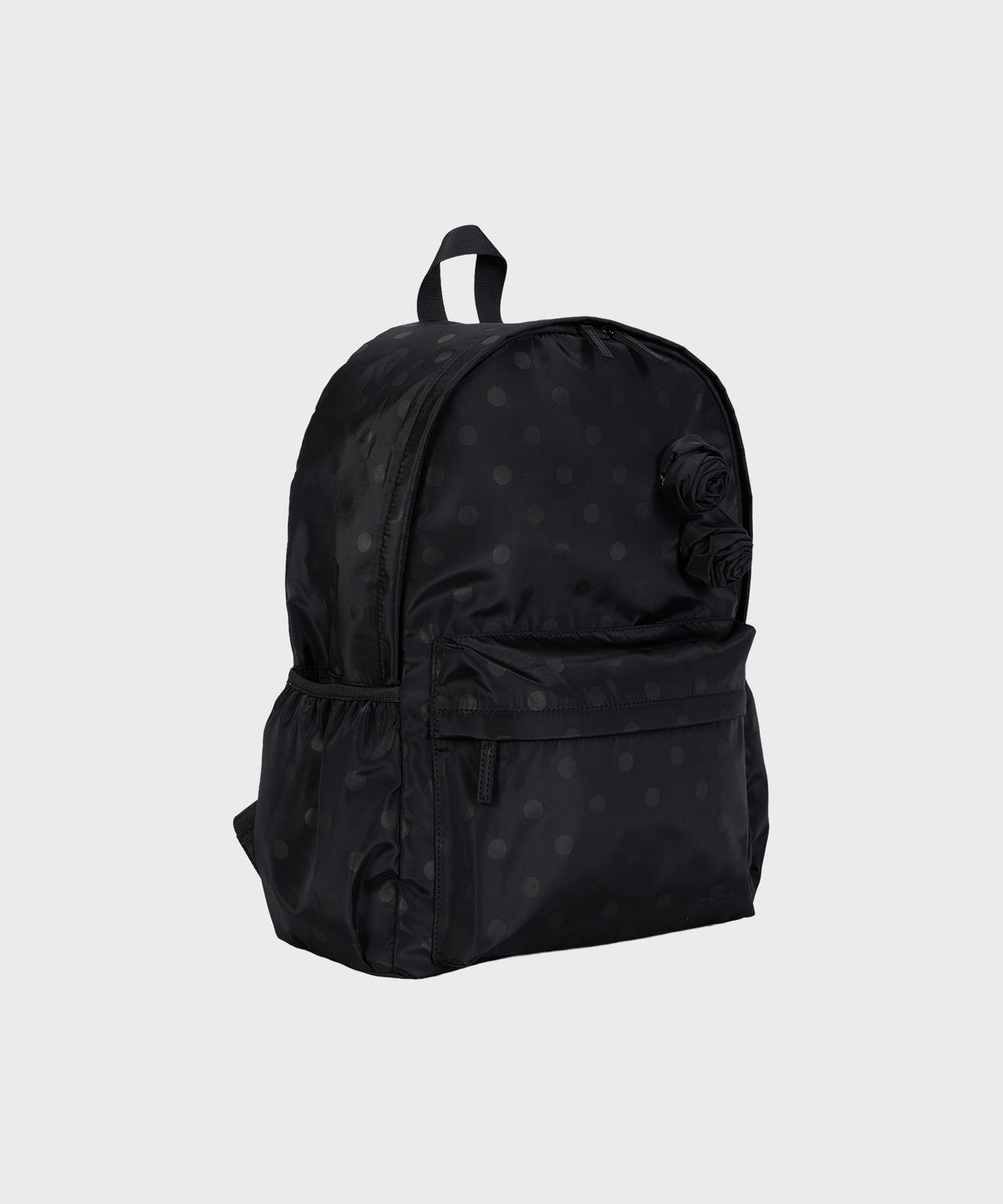 알키알카(ALKI ALKA) Floral Corsage Backpack (Dot Black)
