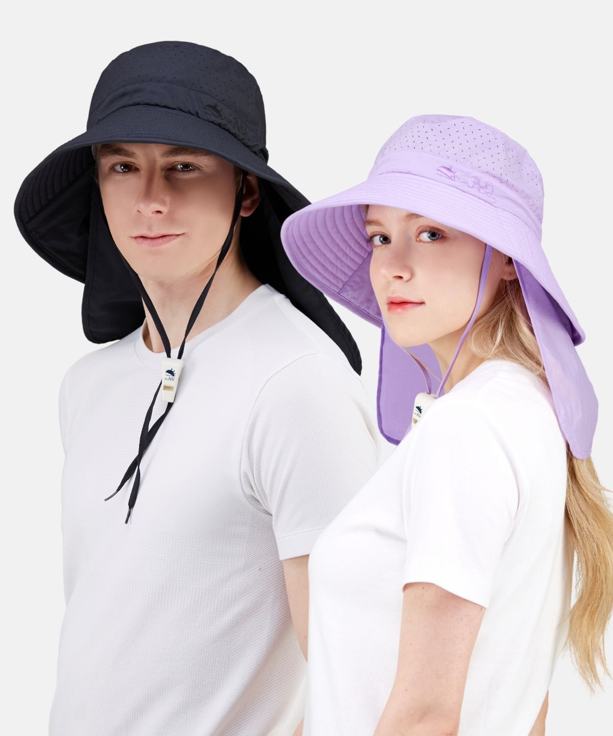 썬글레이드(SUNGLADE) 유아동 성인 자외선차단 플랩인 캠핑햇