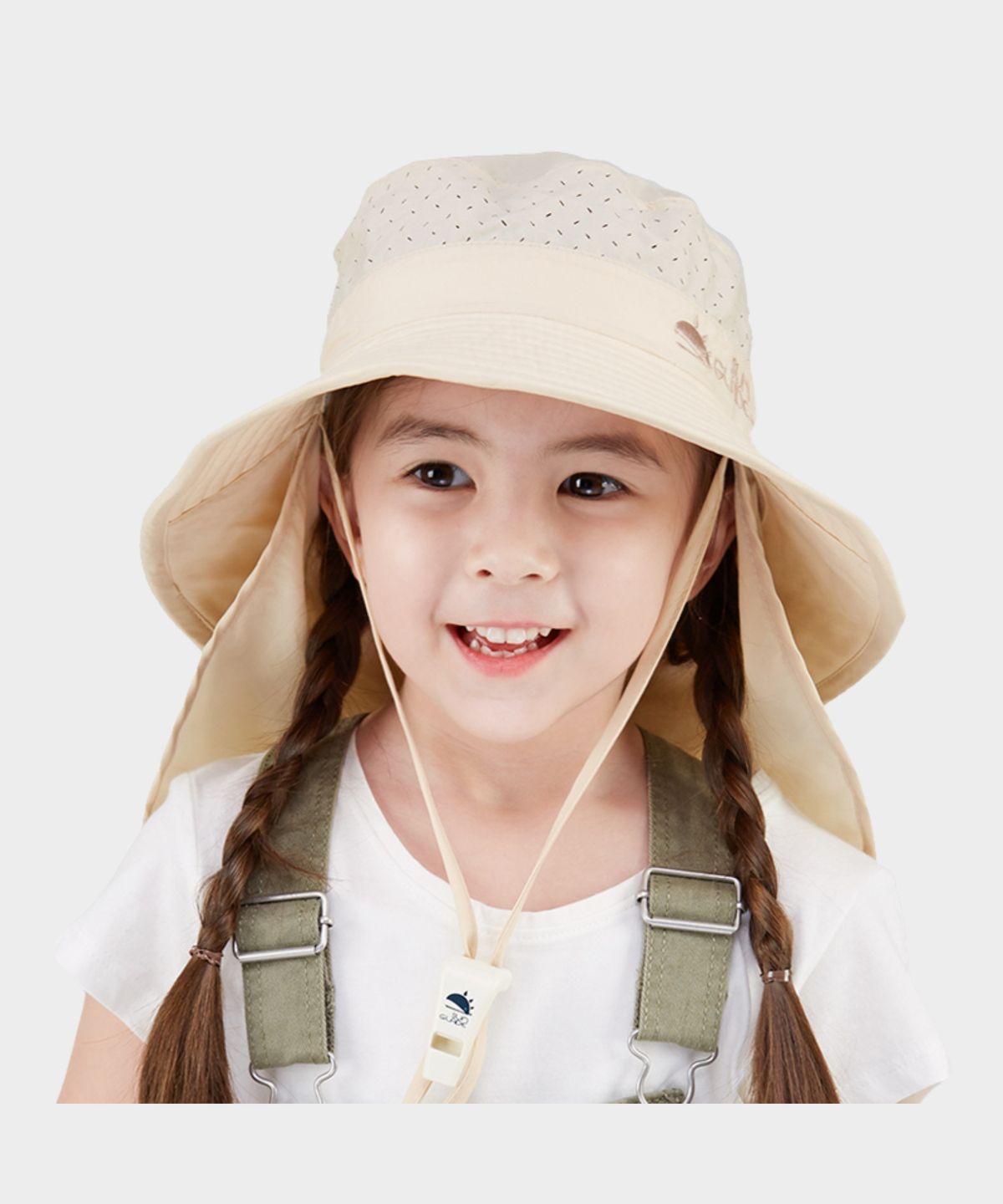 썬글레이드(SUNGLADE) 유아동 성인 자외선차단 플랩인 캠핑햇
