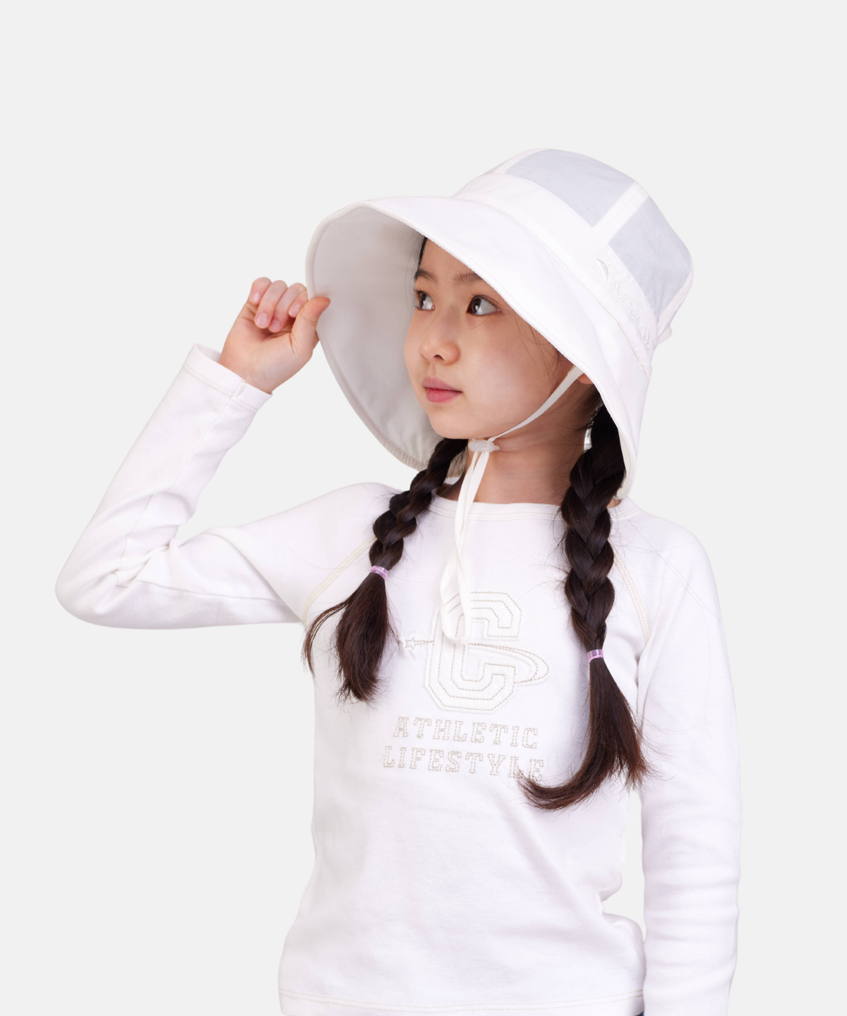 썬글레이드(SUNGLADE) 아동 성인 자외선차단 UV 라이트 보닛햇