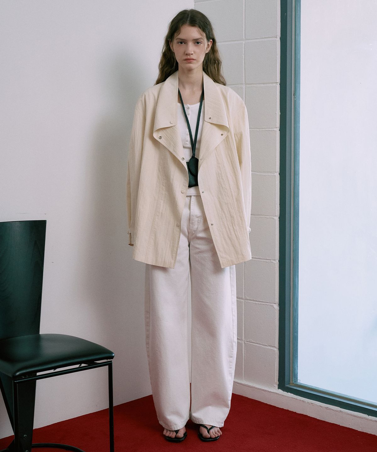 라메레이(LAMEREI) [기장선택]Natural Curved Denim[LMBFSPDN023]-2color
