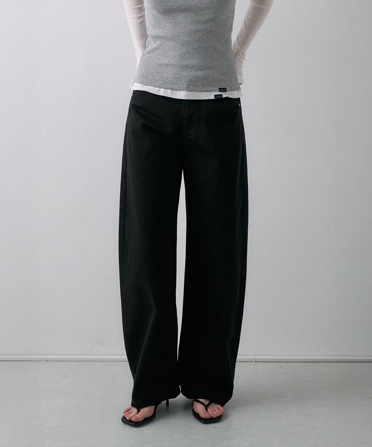 라메레이(LAMEREI) [기장선택]Natural Curved Denim[LMBFSPDN023]-2color