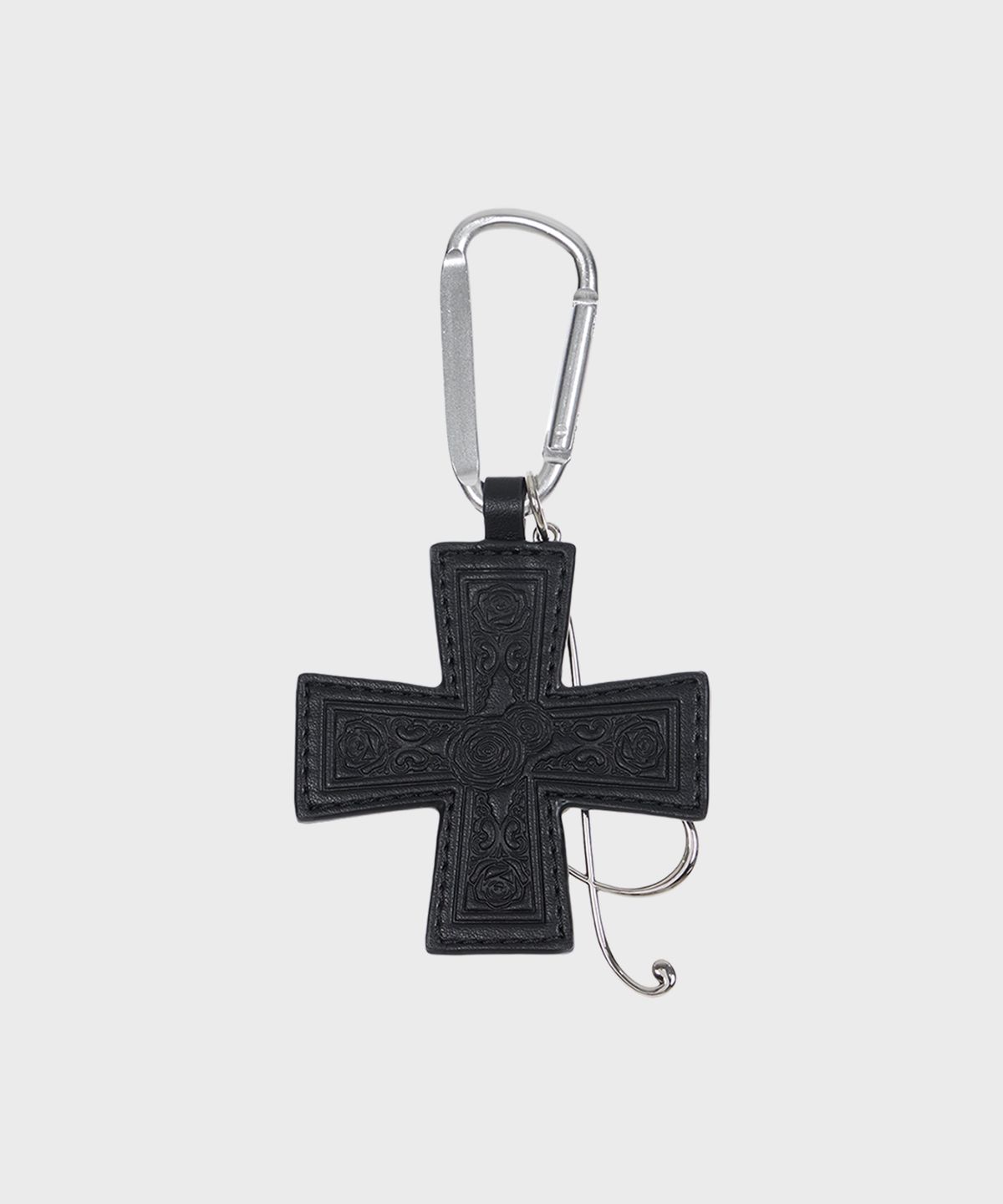 알키알카(ALKI ALKA) Cross Keychain Necklace (Black)