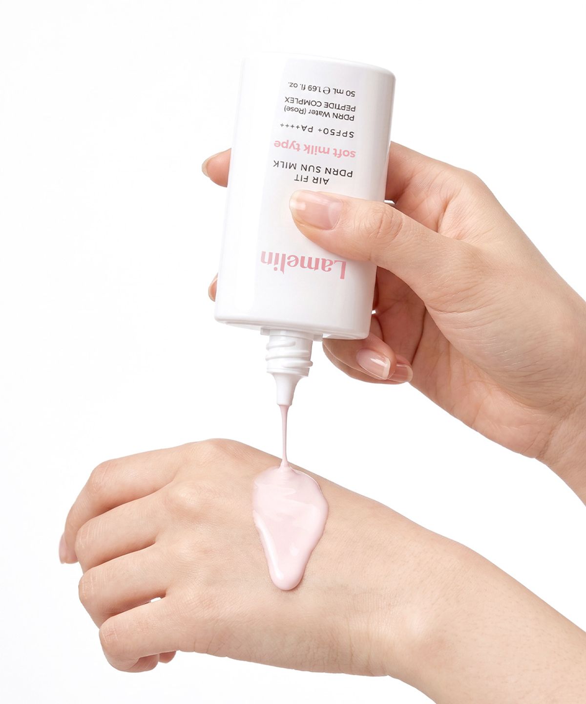 라멜린(LAMELIN) 에어 핏 PDRN 선밀크 SPF50+,PA++++ 50ml