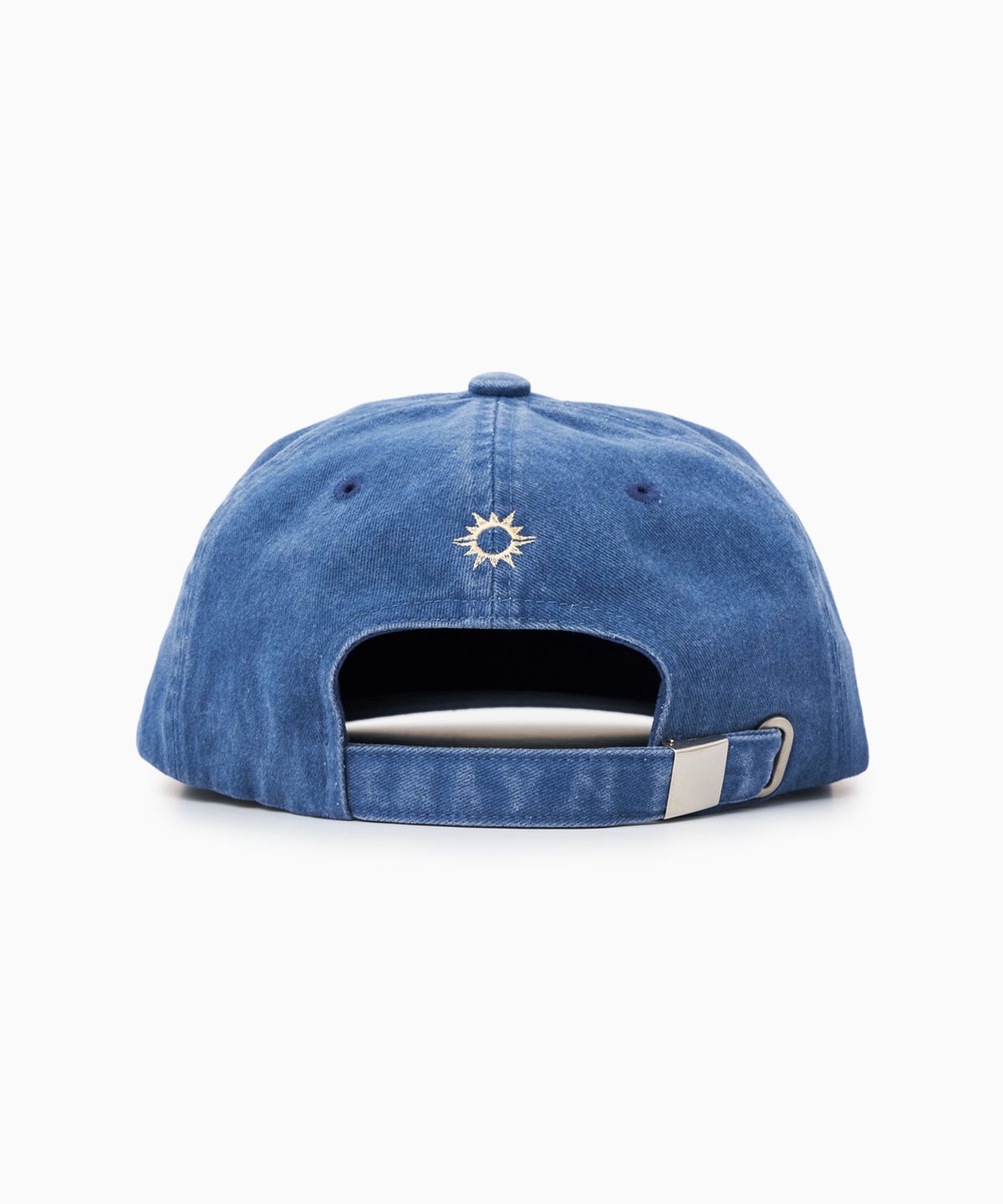헬로 선라이즈(HELLO SUNRISE) Washed VTG Cat Logo 6panel Cap_Vintage Blue