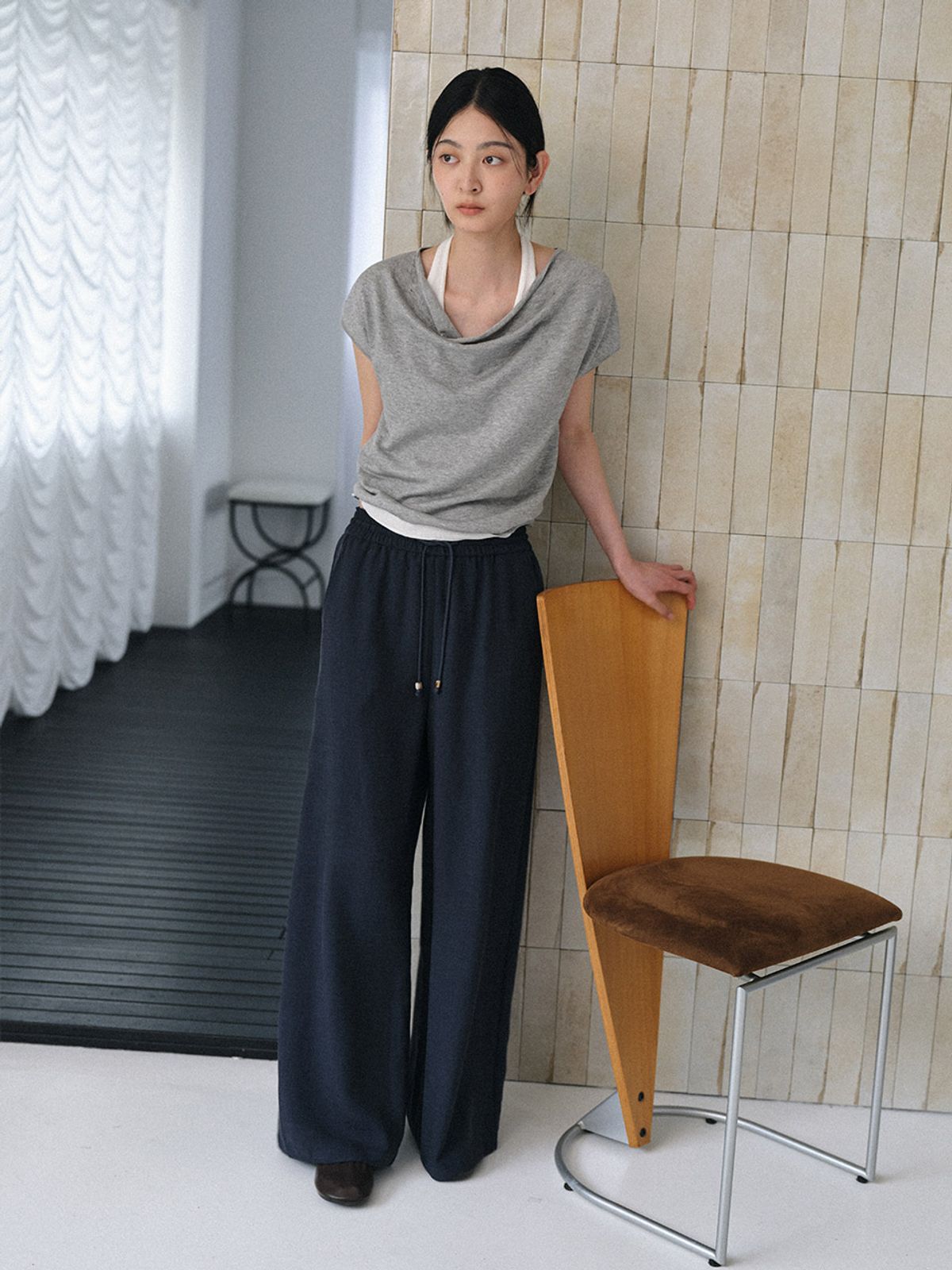 헌치(HUNCH) Relaxed String Pants (2color)