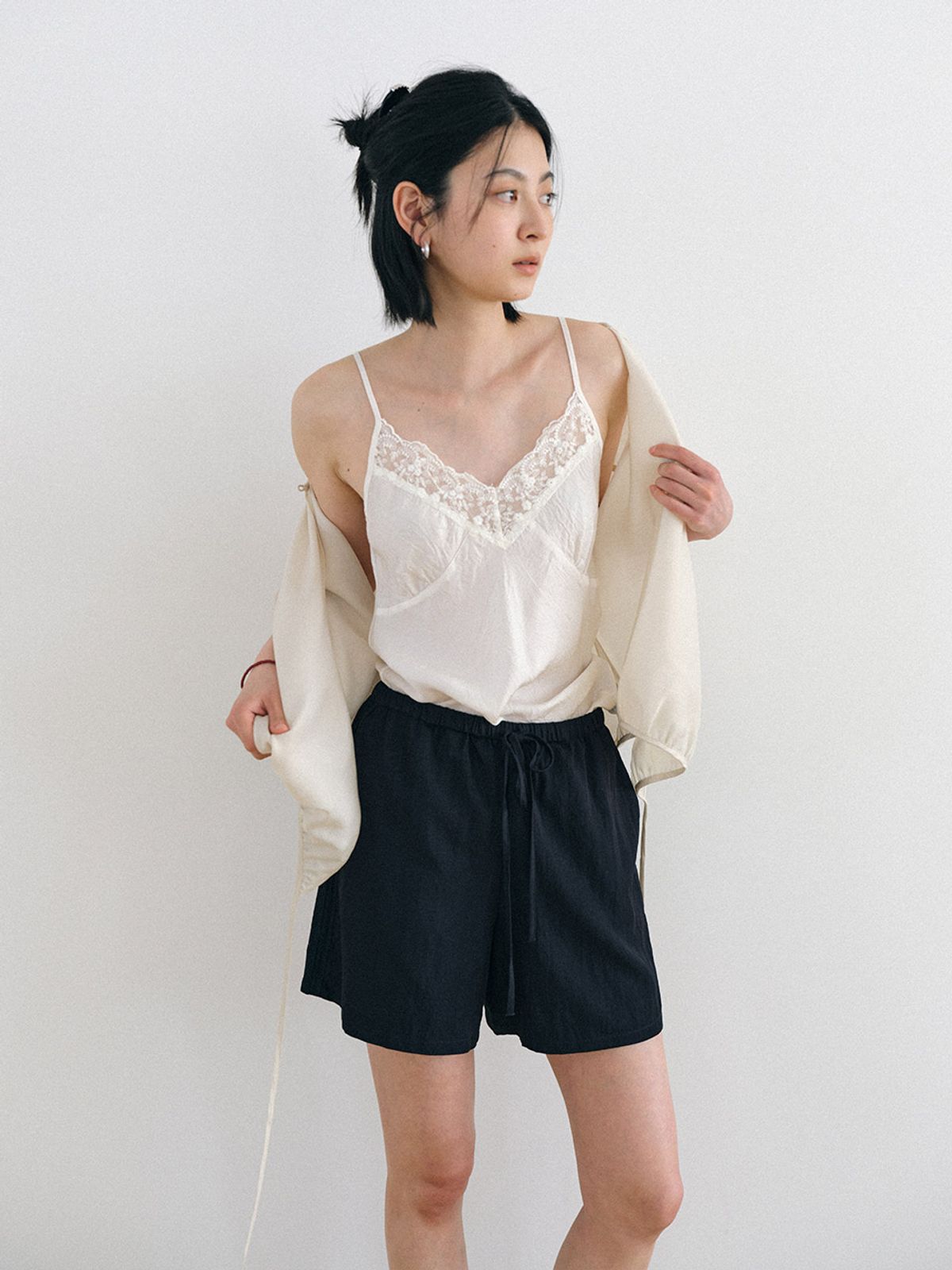 헌치(HUNCH) Side-Lace Banding Pants