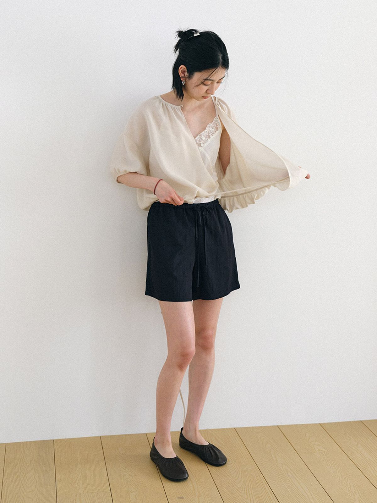 헌치(HUNCH) Side-Lace Banding Pants