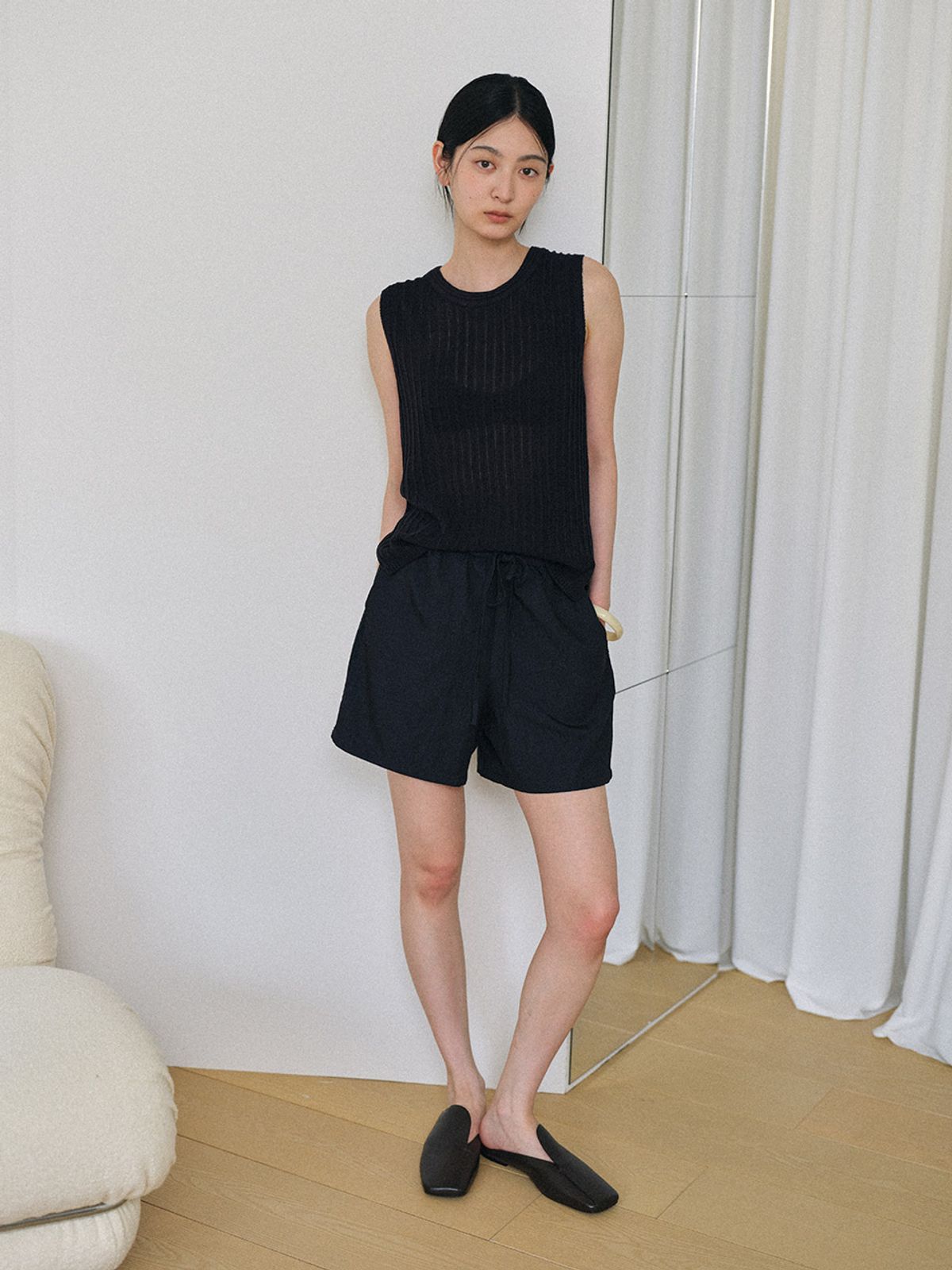 헌치(HUNCH) Side-Lace Banding Pants