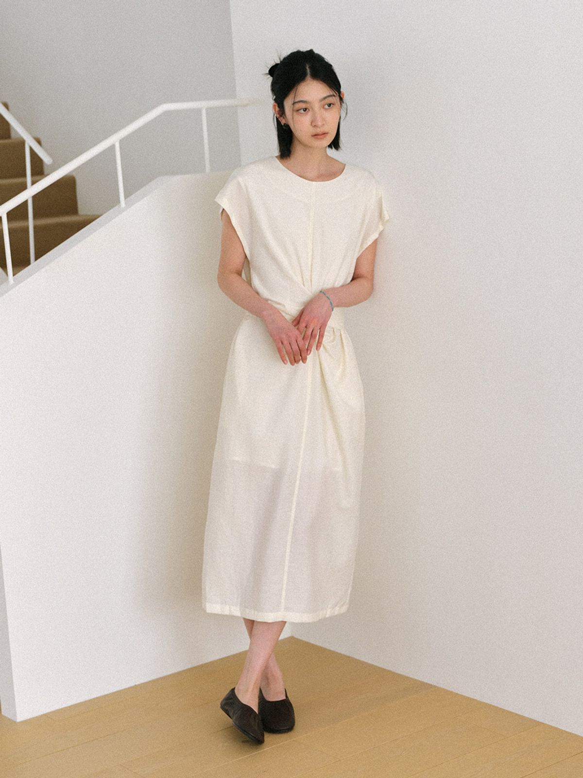헌치(HUNCH) Twist Waist Dress (2color)