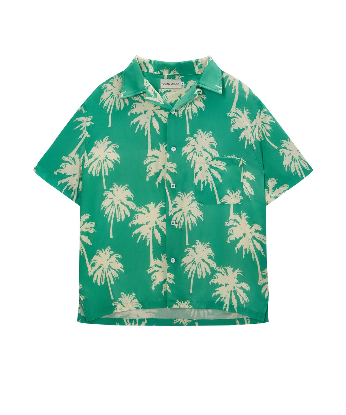 롤링스튜디오(ROLLINGSTUDIOS) HAWAIIAN SHIRT PALMTREE TEAL