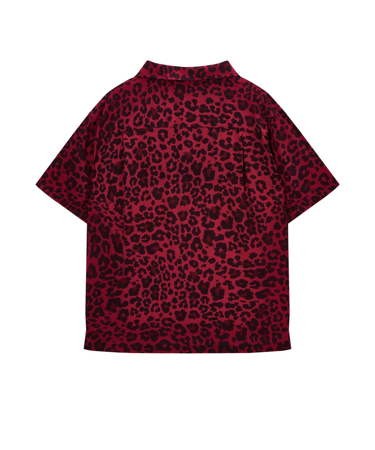 롤링스튜디오(ROLLINGSTUDIOS) HAWAIIAN SHIRT LEOPARD BURGUNDY