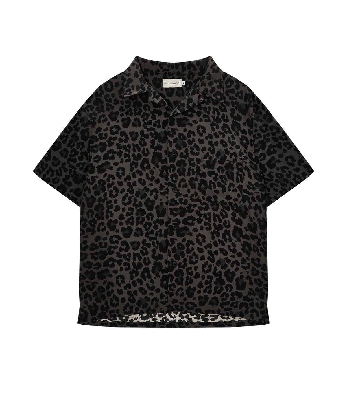 롤링스튜디오(ROLLINGSTUDIOS) HAWAIIAN SHIRT LEOPARD GREY