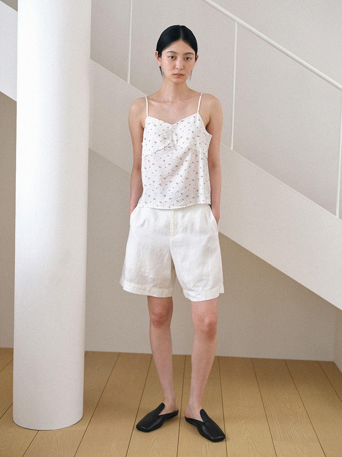 헌치(HUNCH) Flower Patterned Top Set