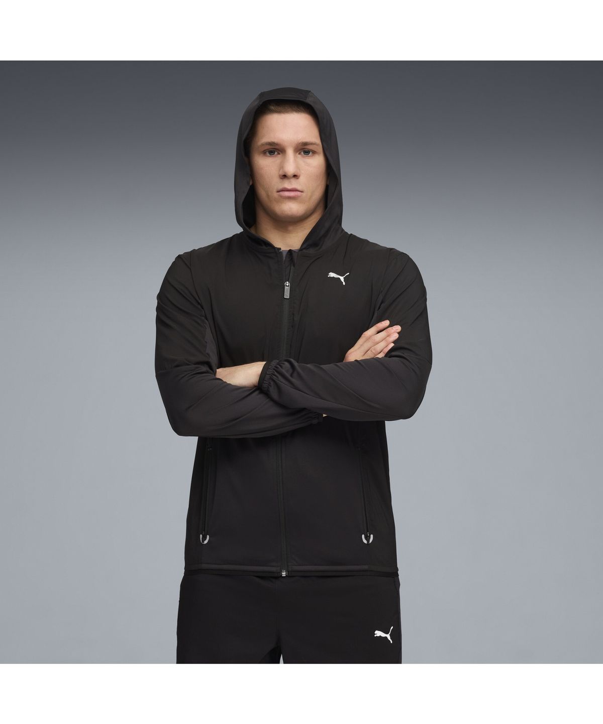 푸마(PUMA) 남성 플렉스 패브릭 믹스 자켓 (52830001)