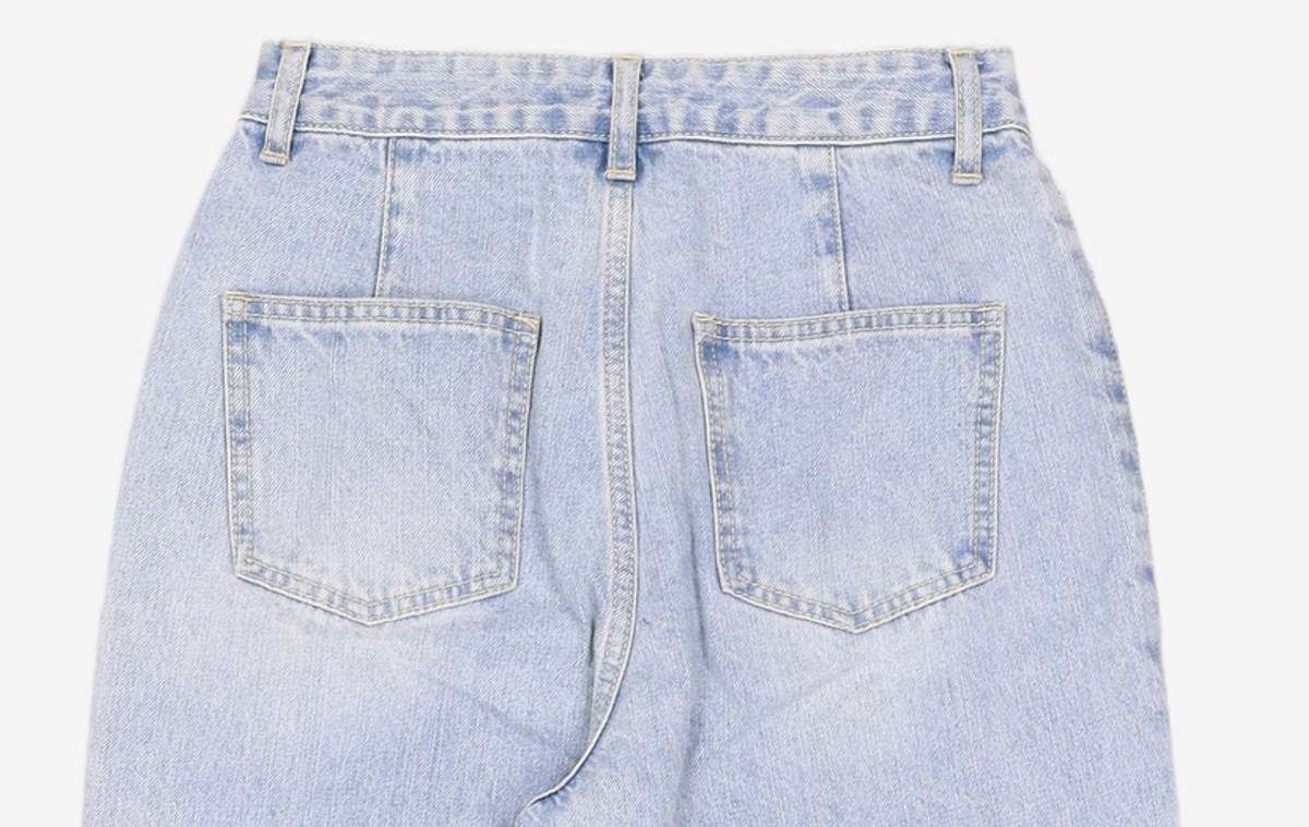 미쏘(MIXXO) 롤업 와이드 데님 MIWTJC817J 24