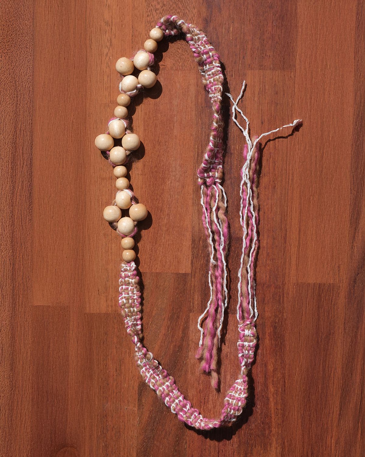 러브 크레이지 와일드 맨(LOVECRAZYWILDMAN) KNOT WOOD BELT Multi