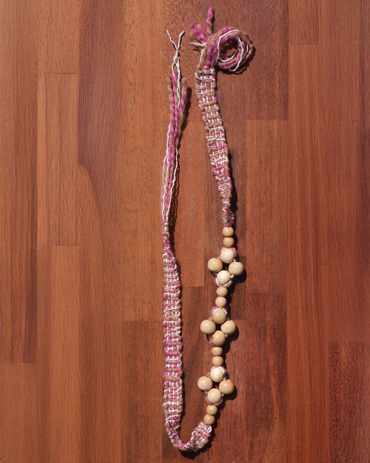 러브 크레이지 와일드 맨(LOVECRAZYWILDMAN) KNOT WOOD BELT Multi