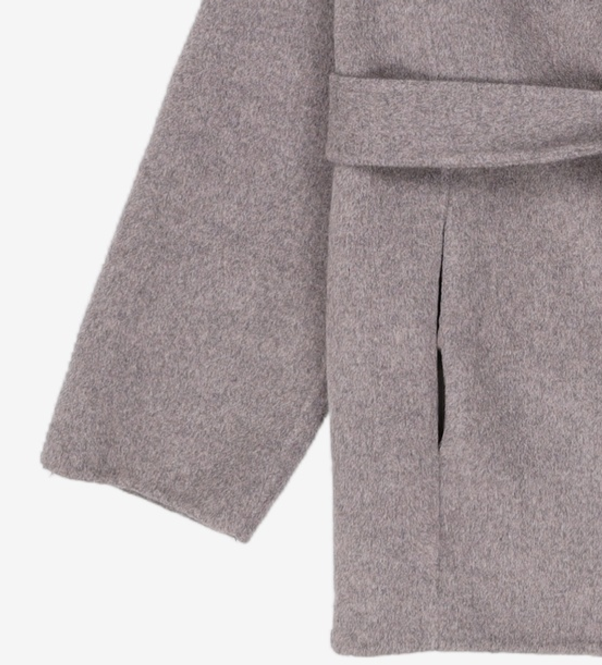 미쏘(MIXXO) 핸드메이드 노여밈 벨티드 자켓 MIWJKC191B S