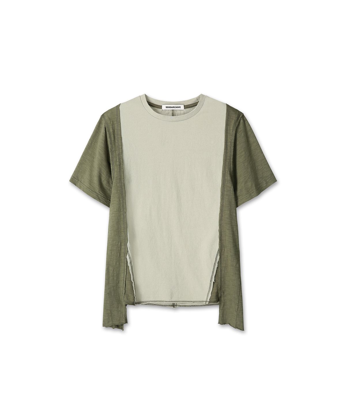 9999아카이브(9999ARCHIVE) Deconstructed Slub Tee