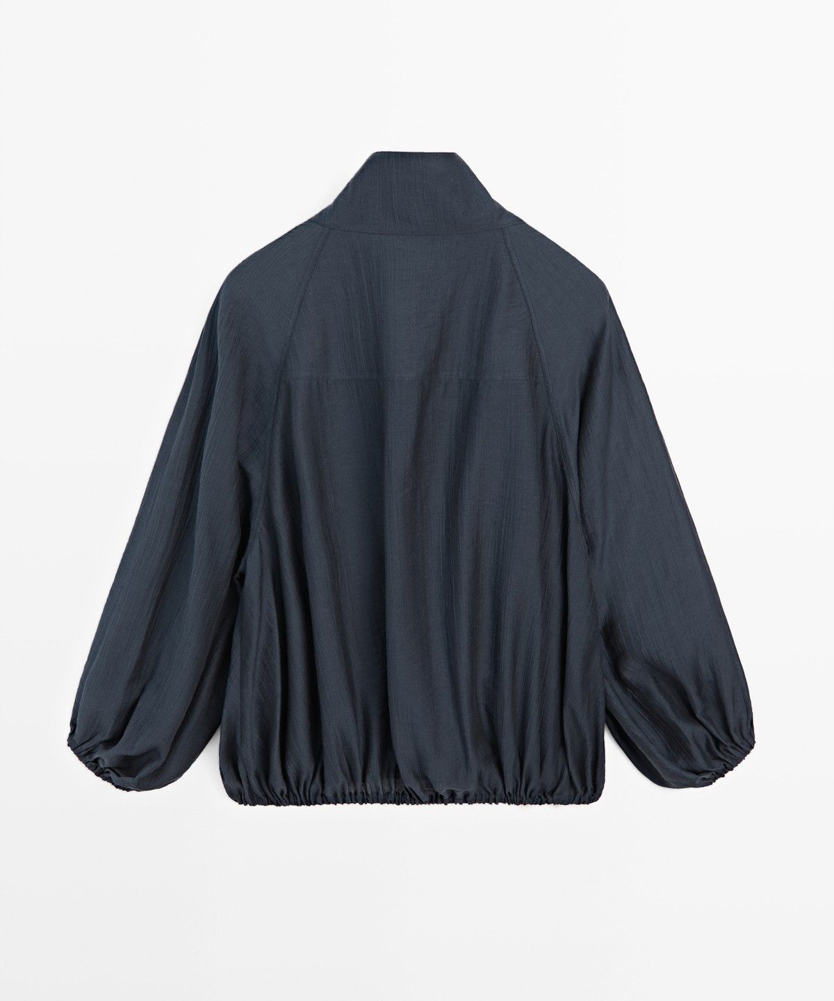 마시모두띠(MASSIMO DUTTI) 퍼프 디테일 플루이드 오버셔츠