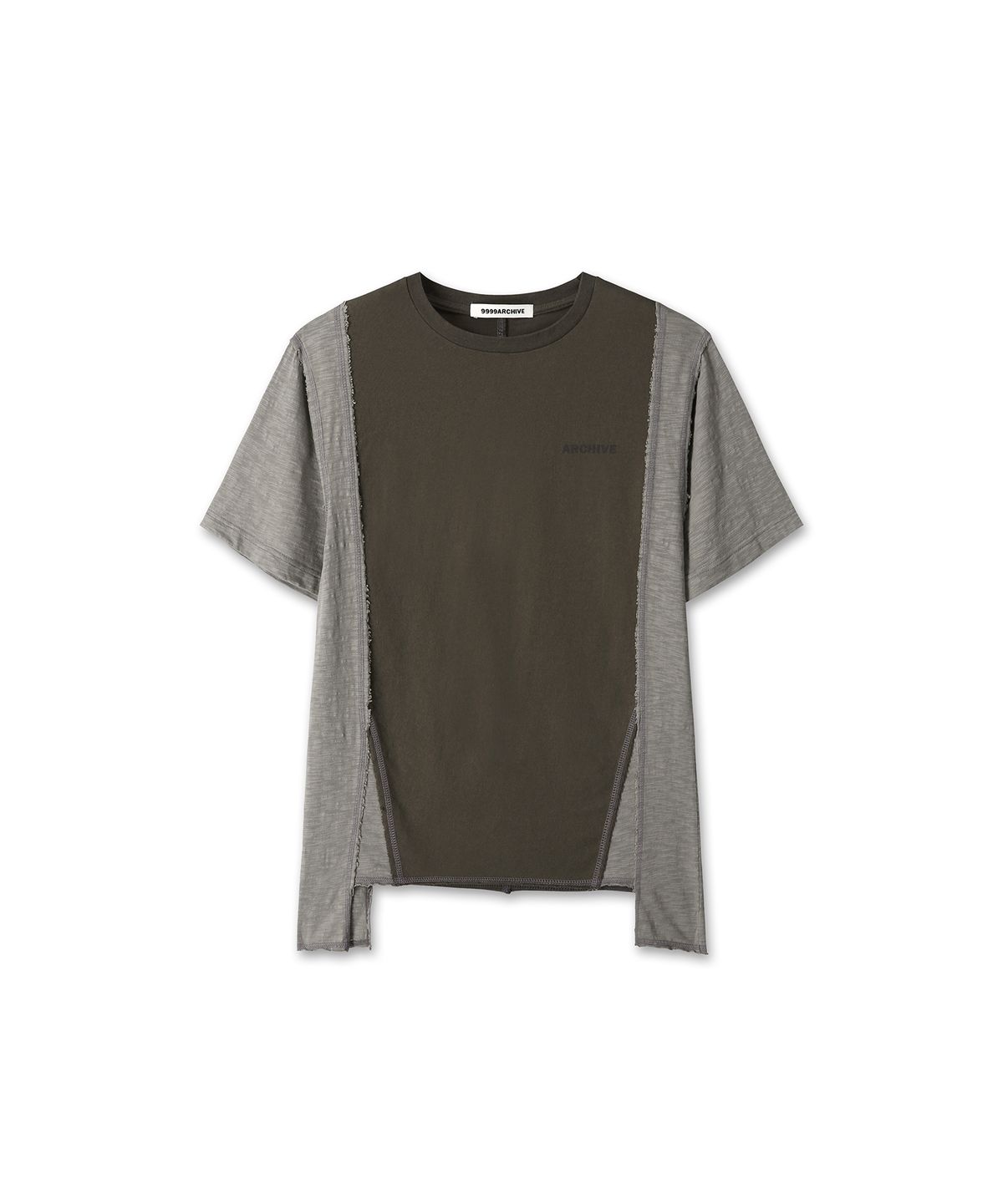 9999아카이브(9999ARCHIVE) Deconstructed Slub Tee