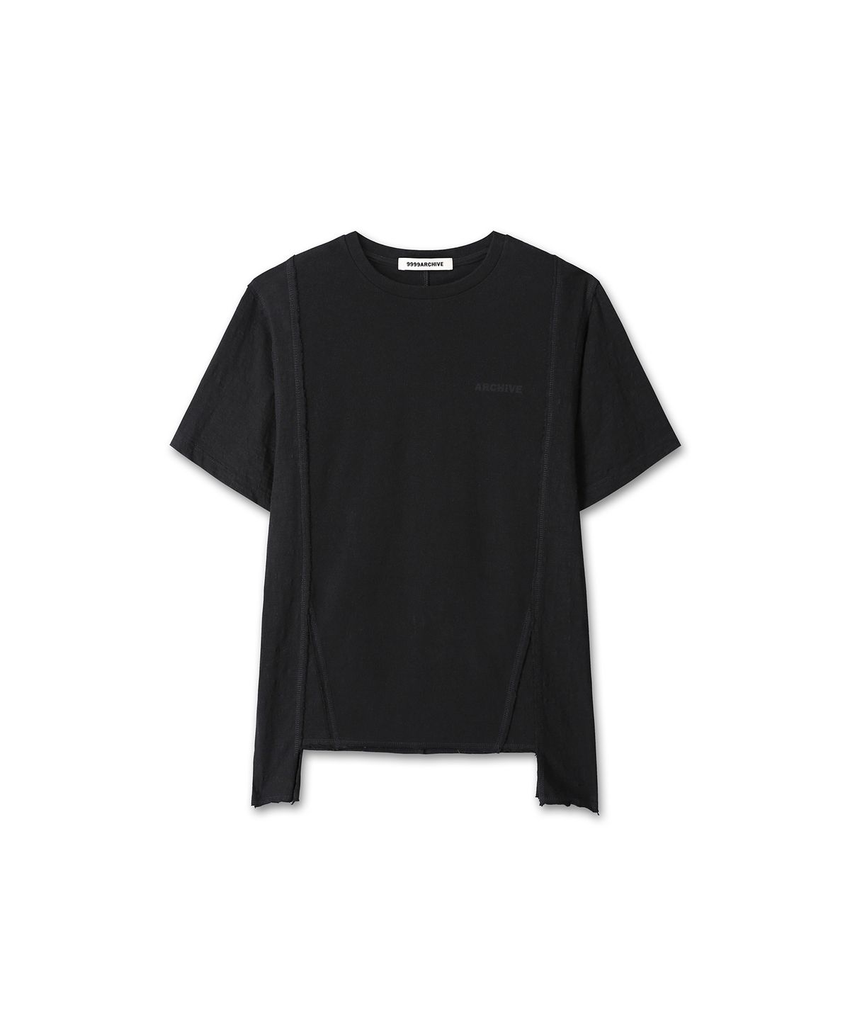 9999아카이브(9999ARCHIVE) Deconstructed Slub Tee