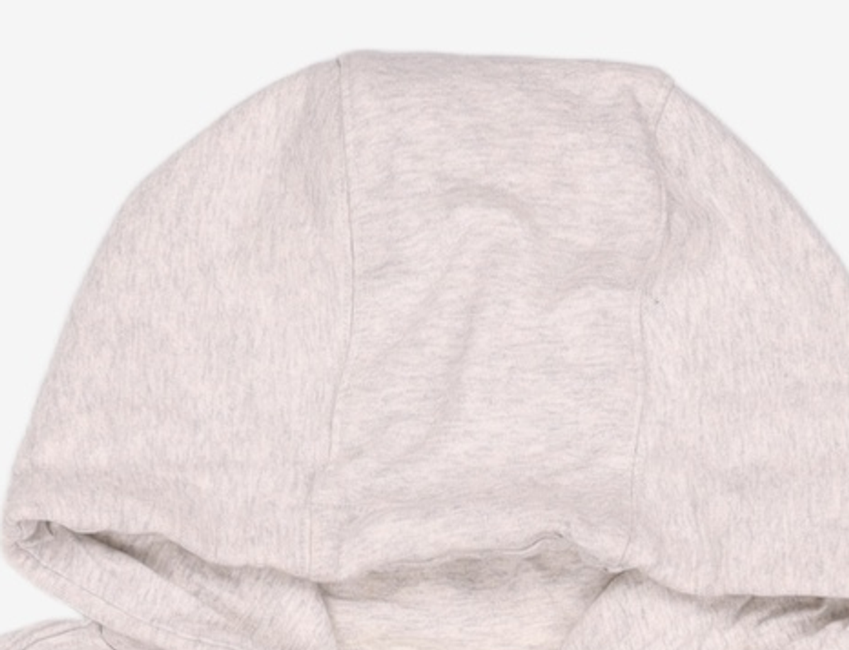오아이오아이 컬렉션(OIOI COLLECTION) ARCH LOGO CROP HOODIE [LIGHT GREY] FREE