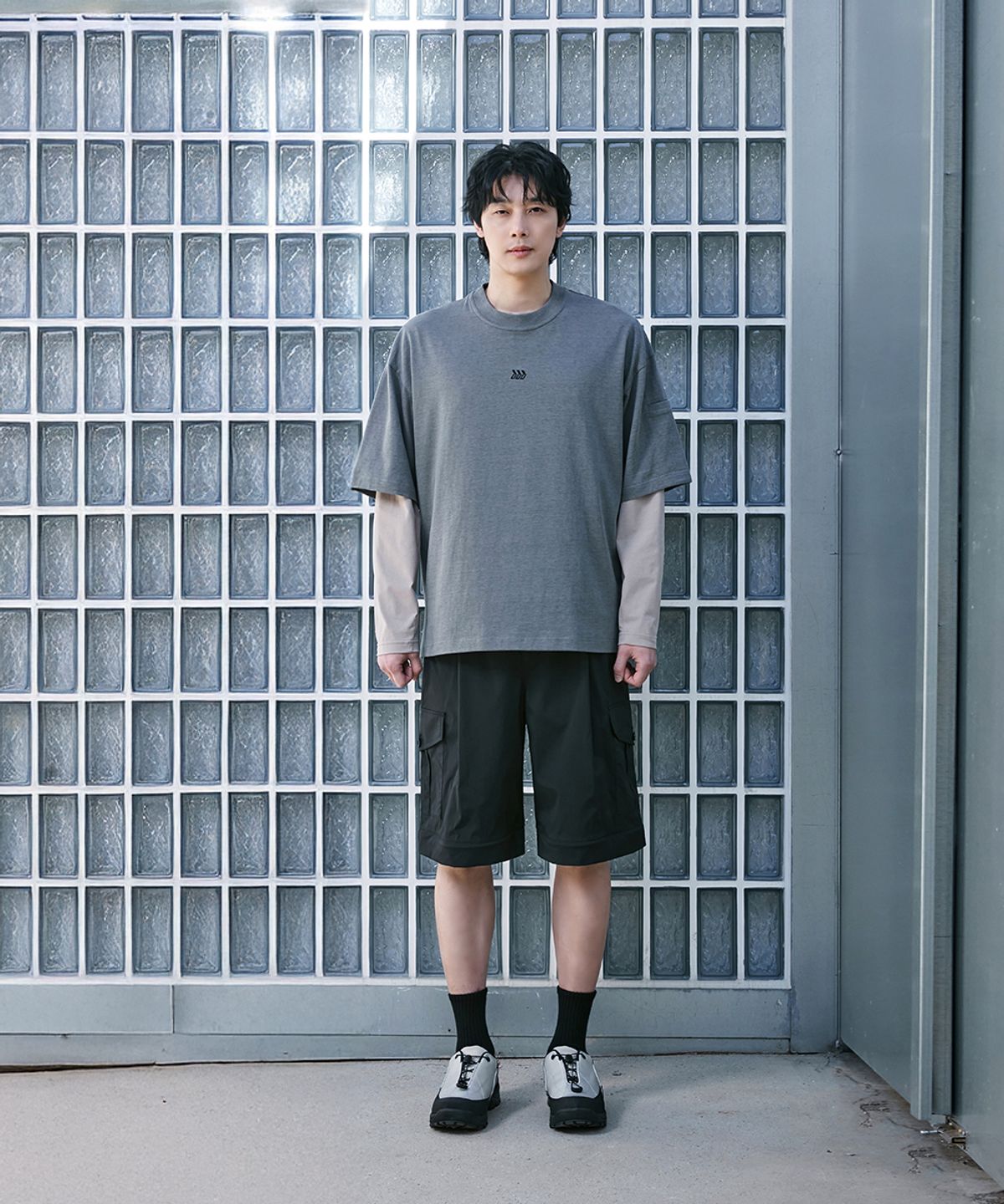 윌비랩(WILLBE LAB) 세미 와이드 디테처블 카고 팬츠 (BK)