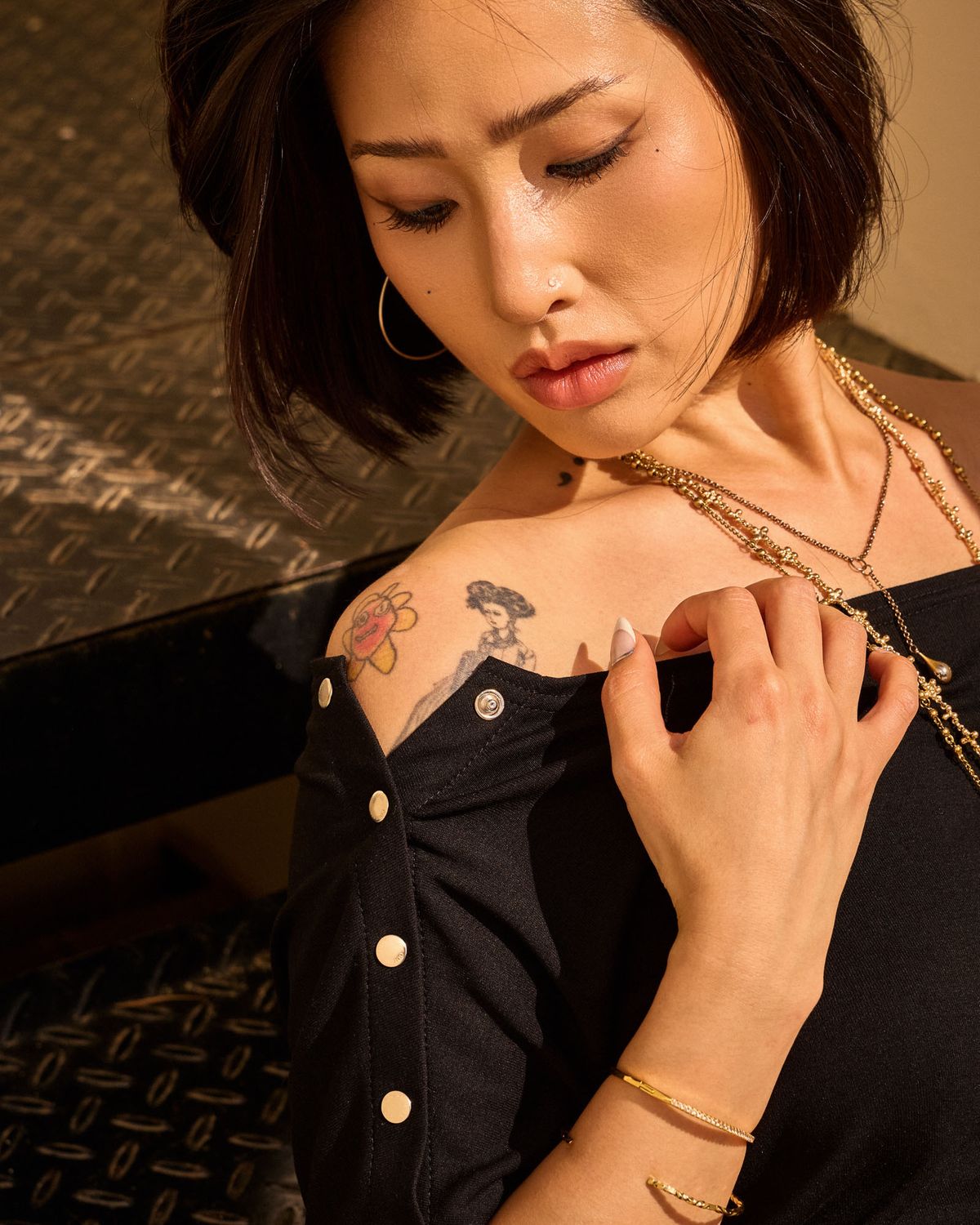 쿨시스(COOLSIS) CS SUMMER SNAP OFF TOP-070 (BLACK)